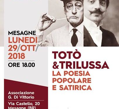 SULL’OPERA DI TOTO’ E TRILUSSA del prof. Mimmo Tardio